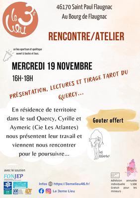 Rencontre atelier avec la Cie les Atlantes