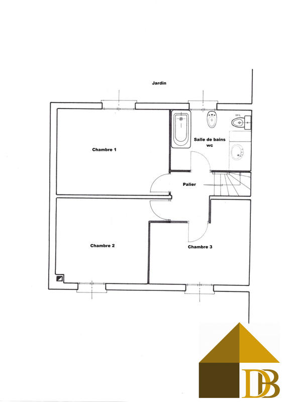 Maison traditionnelle - 90 m² - 6 pièces
