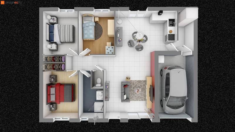 Maison - 75 m² - 5 pièces