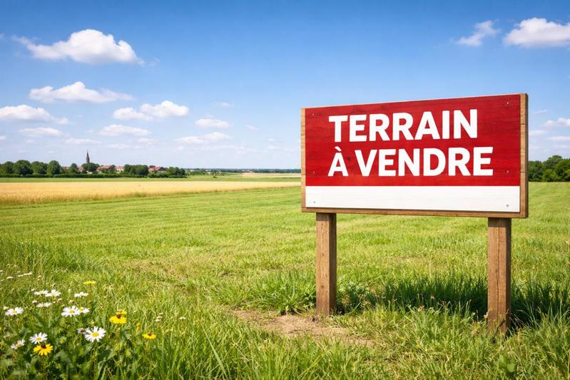 Terrain constructible - 645 m²