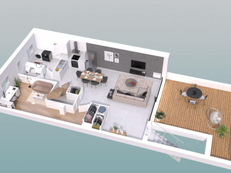 Appartement - 90 m² - 4 pièces