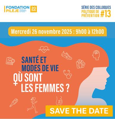 Santé et modes de vie - où sont les femmes ?