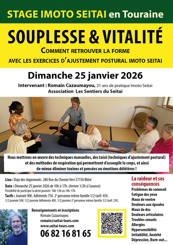 Stage Seitai : Souplesse et Vitalié