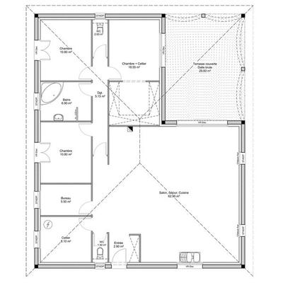 Maison - 135 m² - 4 pièces