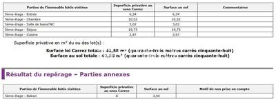 Appartement - 44 m² - 2 pièces