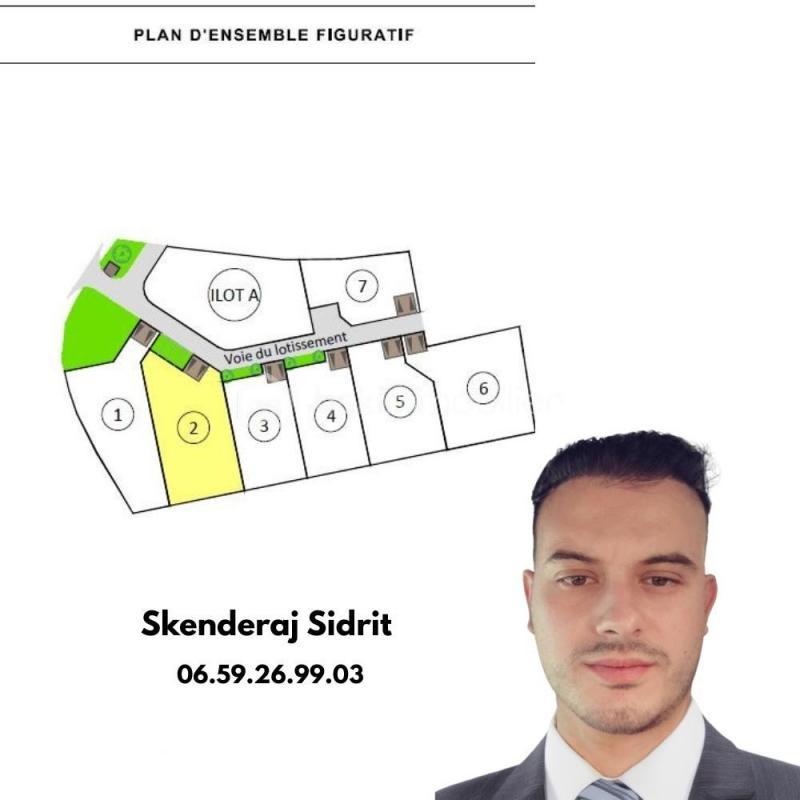 Terrain constructible - 695 m²