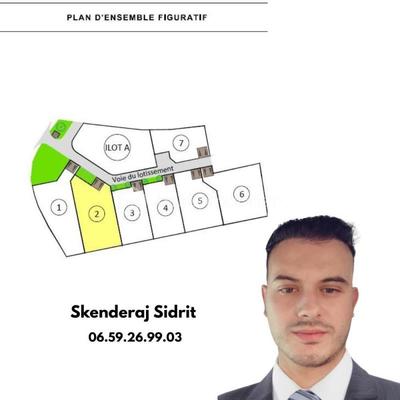 Terrain constructible - 695 m²