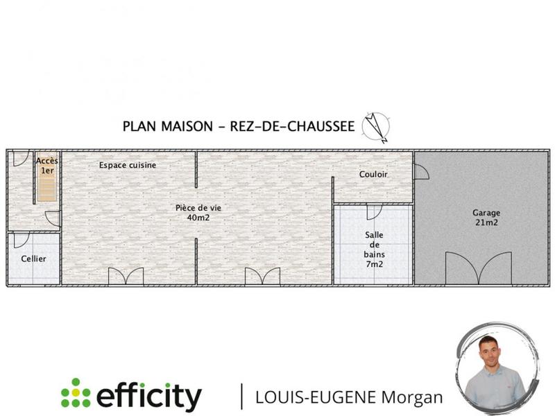 Maison - 115 m² - 4 pièces