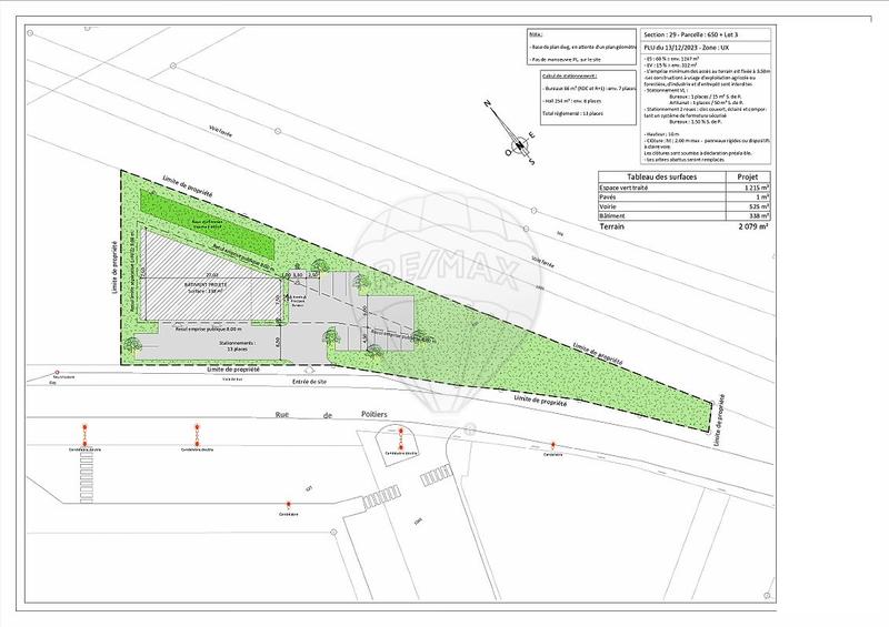 Local commercial - 2 162 m² - 1 pièce