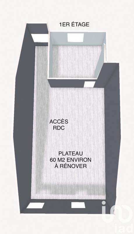 Maison de village - 120 m² - 1 pièce
