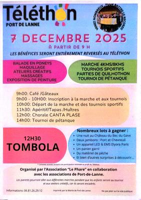 Téléthon à Port de Lanne