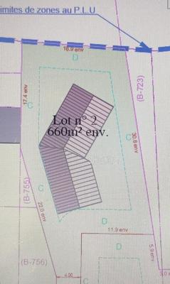 Terrain - 635 m²