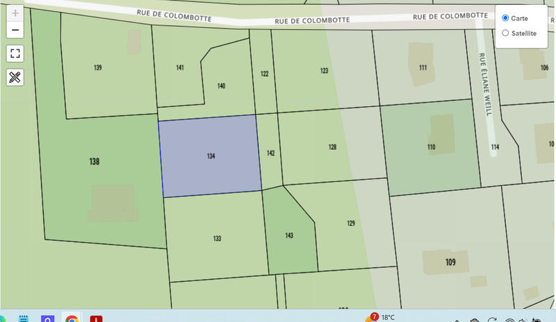 Terrain constructible - 1 000 m²