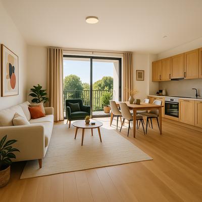 Appartement - 57 m² - 2 pièces