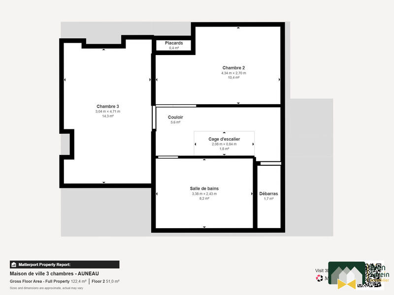 Maison ancienne - 85 m² - 5 pièces