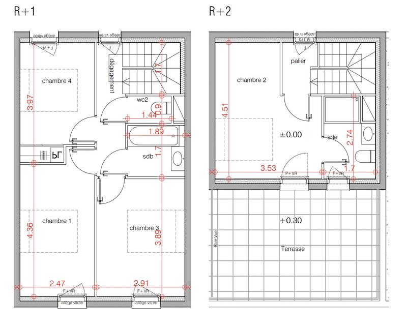 Maison - 102 m² - 5 pièces