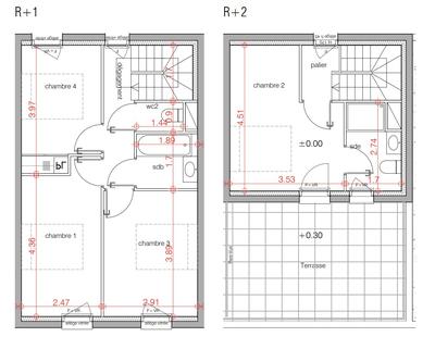 Maison - 102 m² - 5 pièces