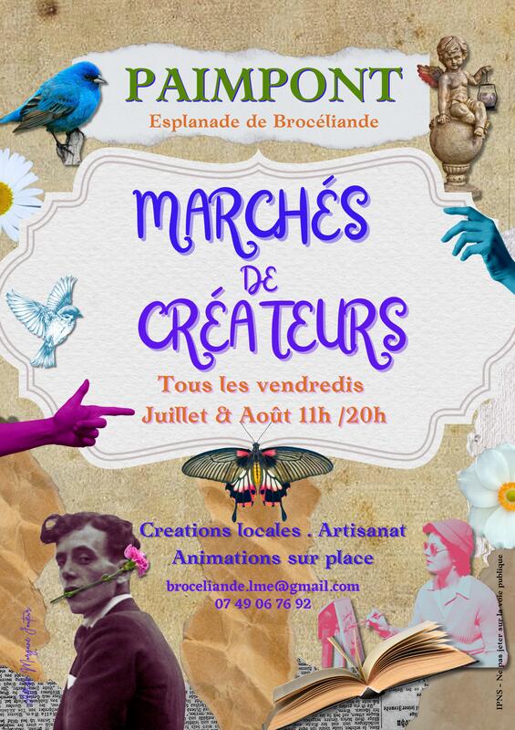 les marchés de créateurs de brocéliande
