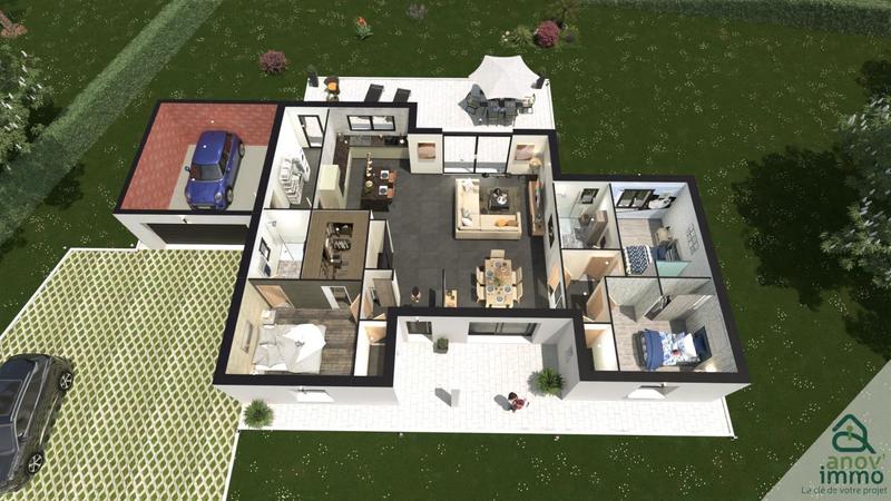 Terrain constructible - 1 604 m²