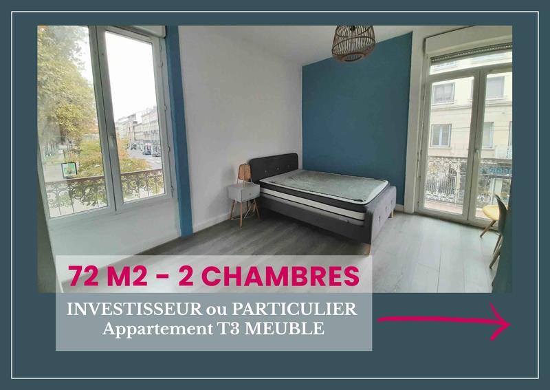 Appartement - 72 m² - 3 pièces