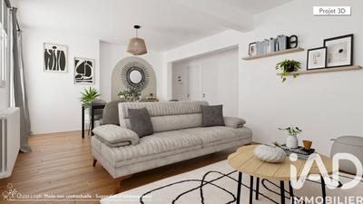 Appartement - 62 m² - 3 pièces