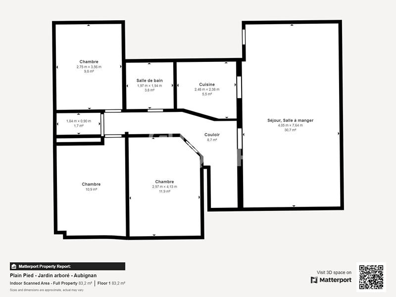 Maison - 85 m² - 4 pièces