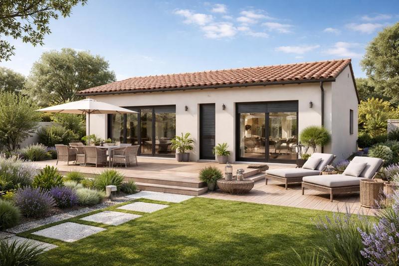 Maison - 80 m² - 6 pièces