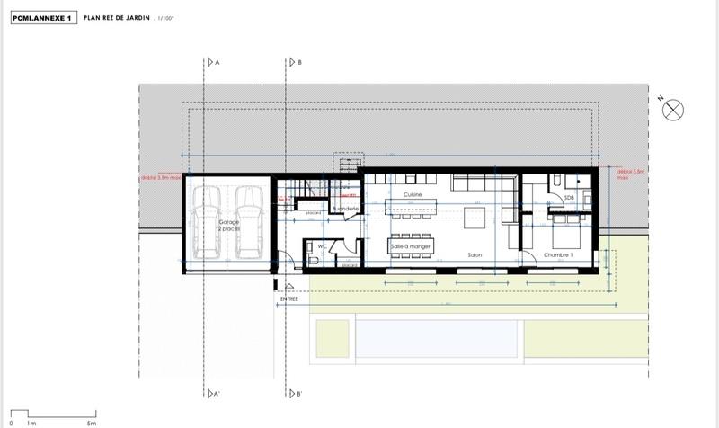 Terrain constructible - 1 300 m²