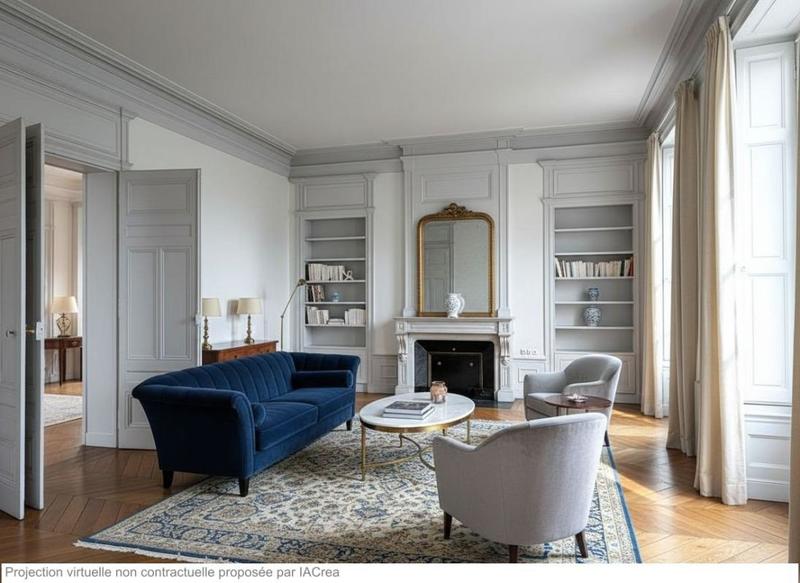 Appartement bourgeois - 115 m² - 5 pièces