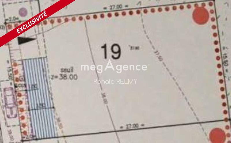 Terrain constructible - 450 m²