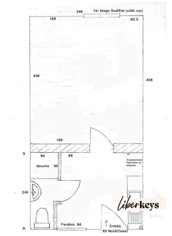 Studio - 22 m² - 1 pièce