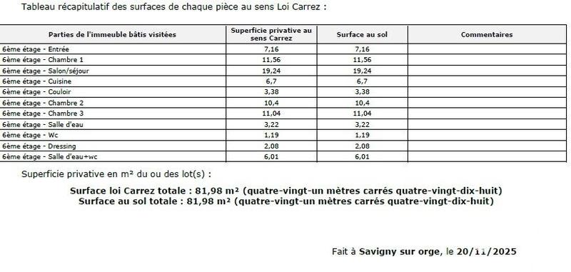 Appartement - 82 m² - 4 pièces