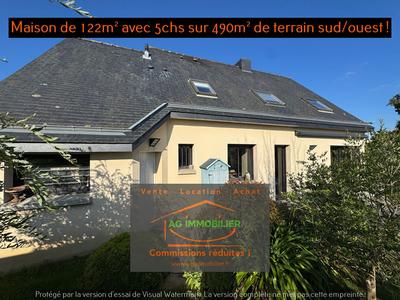 Maison - 122 m² - 7 pièces