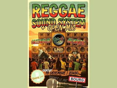 Reggae Sound System + Open Mic