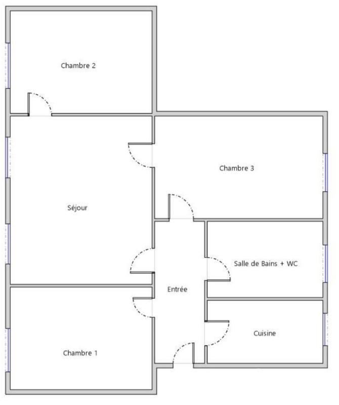 Appartement - 78 m² - 4 pièces