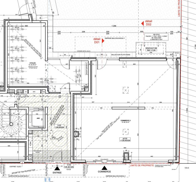 Local commercial - 84 m²