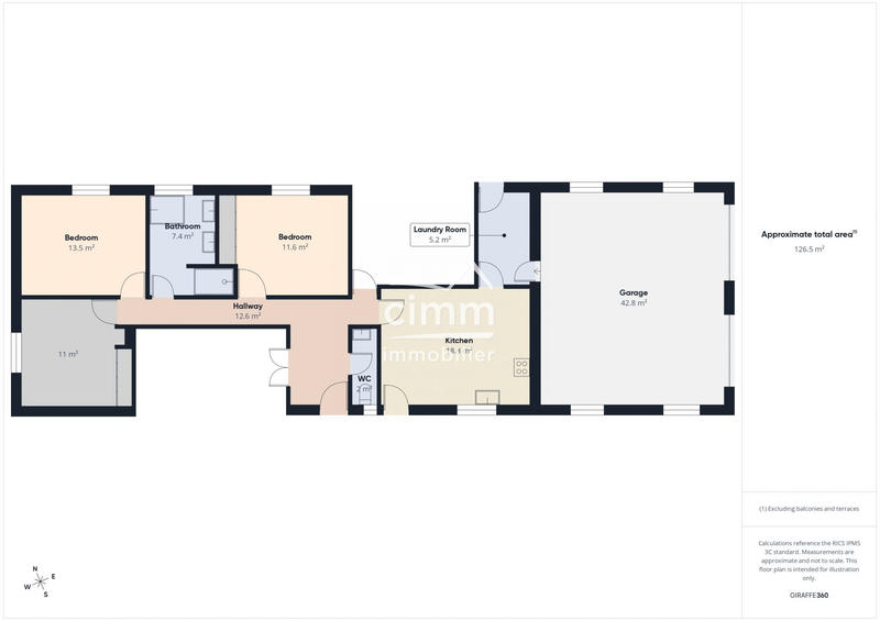 Maison - 127 m² - 5 pièces