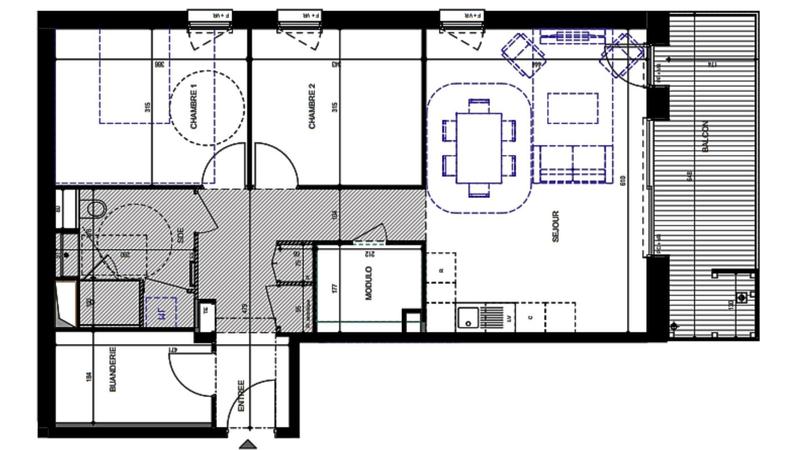 Appartement - 78 m² - 3 pièces