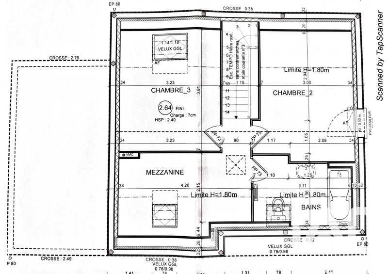 Maison - 80 m² - 5 pièces