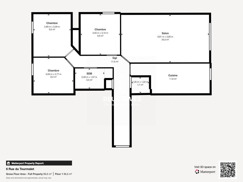 Appartement - 85 m² - 4 pièces