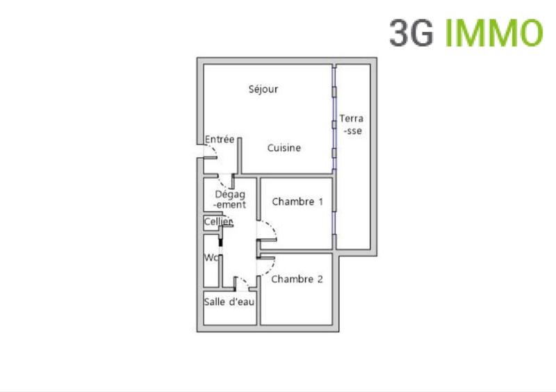 Appartement - 93 m² - 3 pièces