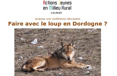Conférence | Faire avec un loup en Dordogne ?