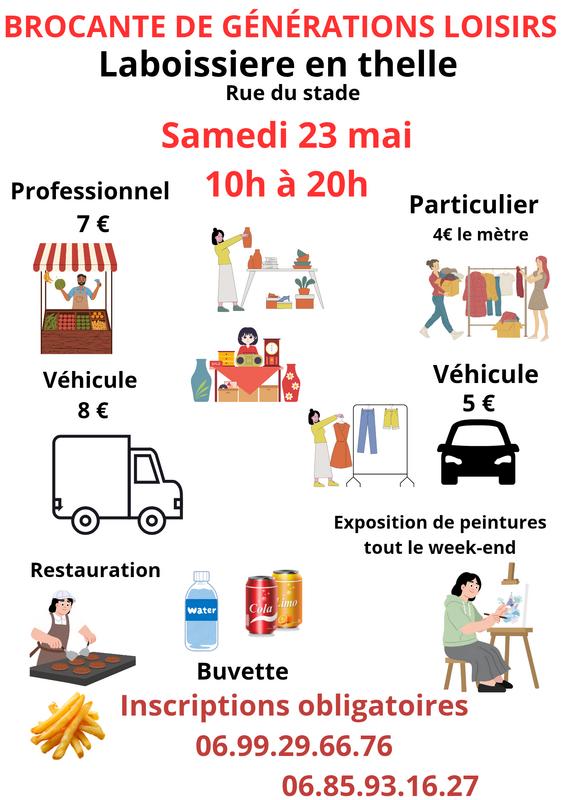 Brocante annuelle de la pentecôte