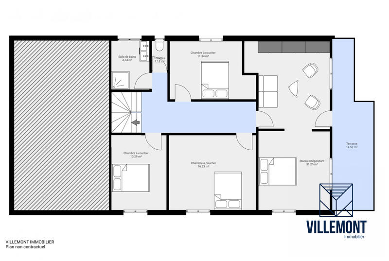 Villa - 211 m² - 7 pièces