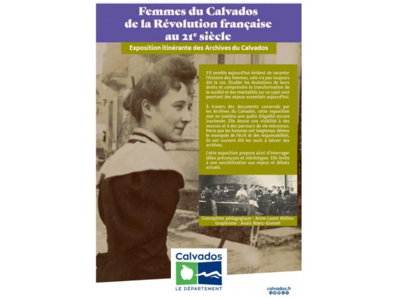 Exposition &quot;Femmes du Calvados de la Révolution française au 19e siècle&quot;