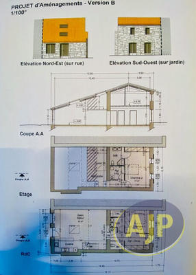 Maison - 105 m² - 3 pièces