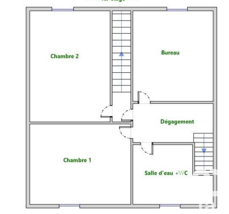 Maison - 85 m² - 5 pièces
