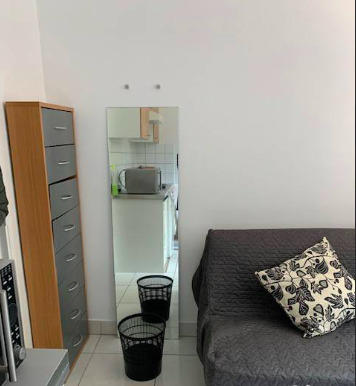 Studio - 15 m² - 1 pièce