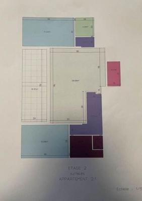 Appartement - 97 m² - 3 pièces