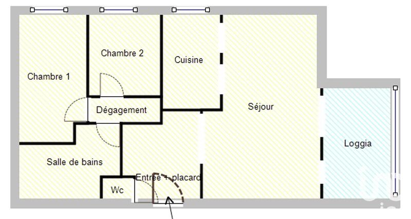 Appartement - 86 m² - 3 pièces